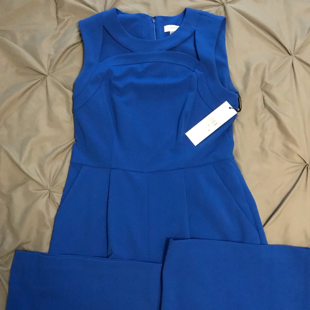 Calvin Klein Royal Blue Jumpsuit
